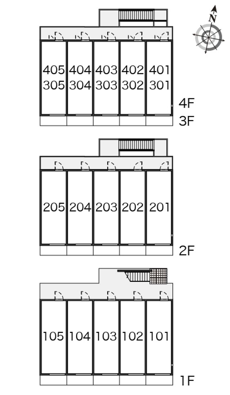 レオネクスト白羽根 間取配置図