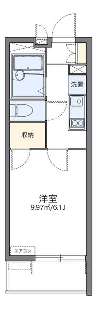 レオパレス梅北フィオーレ 間取り図