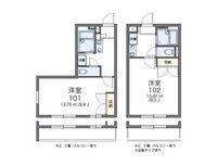 レオパレスヴァンベール 間取図