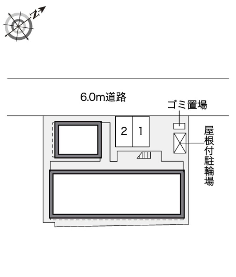 レオパレスクレエ 配置図