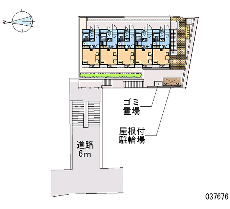 レオパレス椎の実５ 区画図