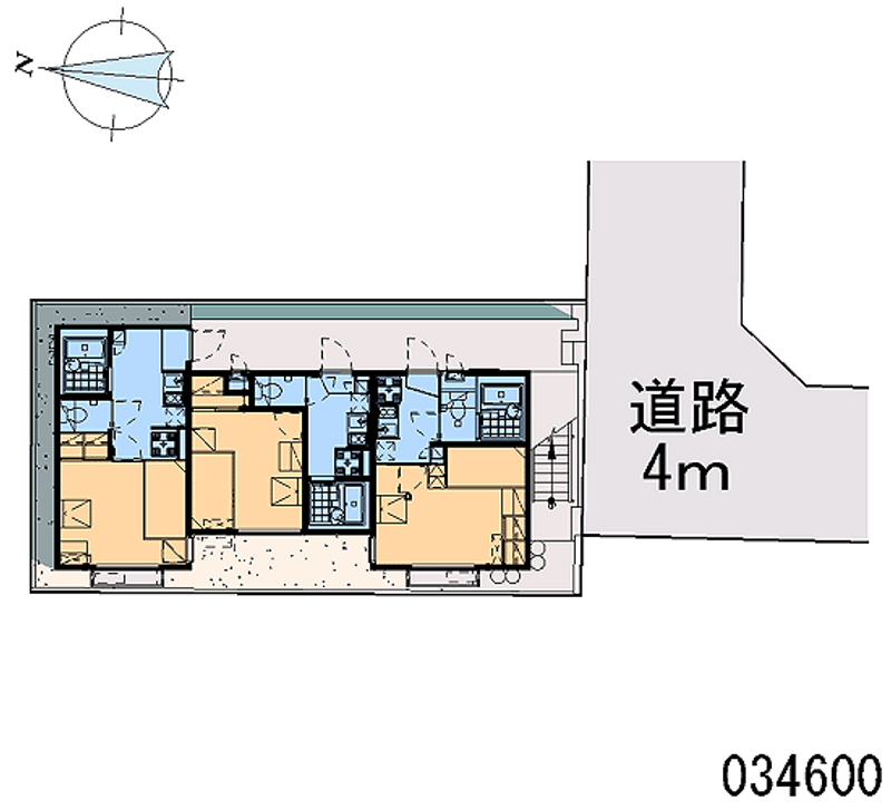 レオパレスＯｈａｎａ 区画図