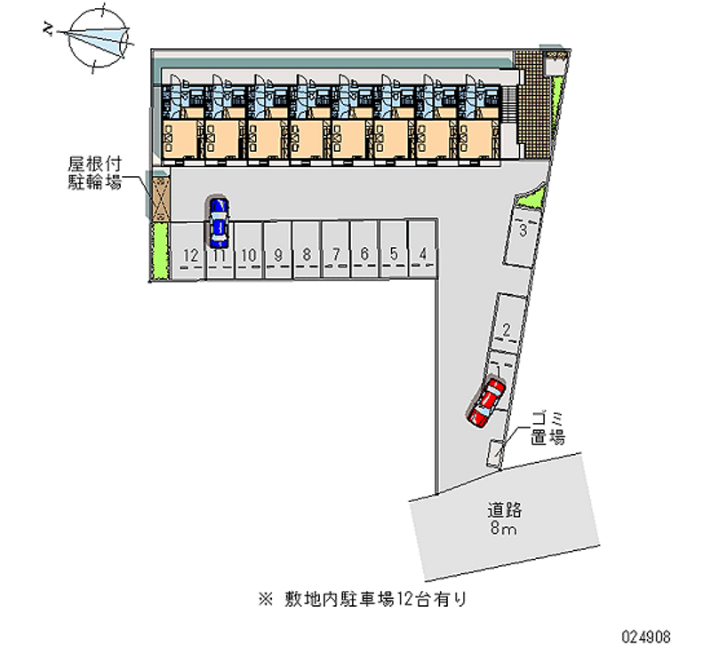 レオパレスティンカーベル 月極駐車場