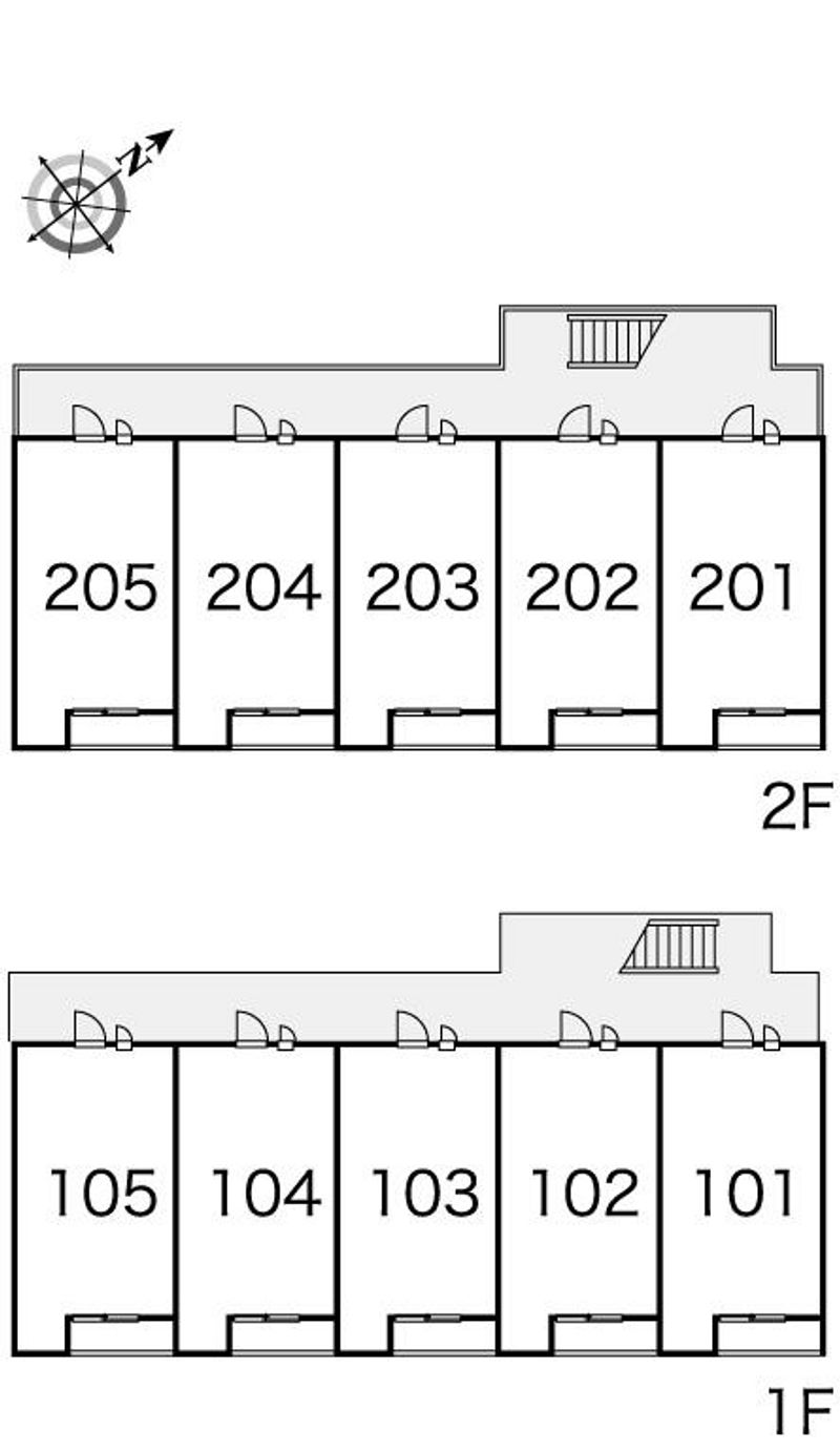 レオパレスぽぽら 間取り配置図