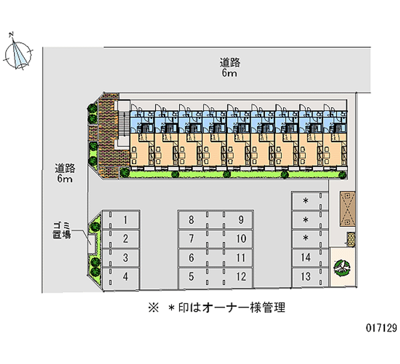 17129 Monthly parking lot