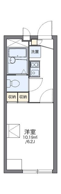 レオパレスルルド 間取り図