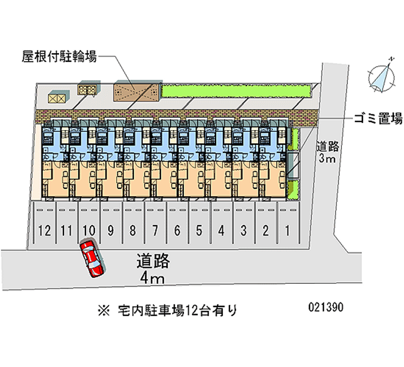 21390 bãi đậu xe hàng tháng