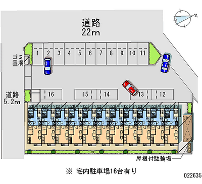 22635 Monthly parking lot