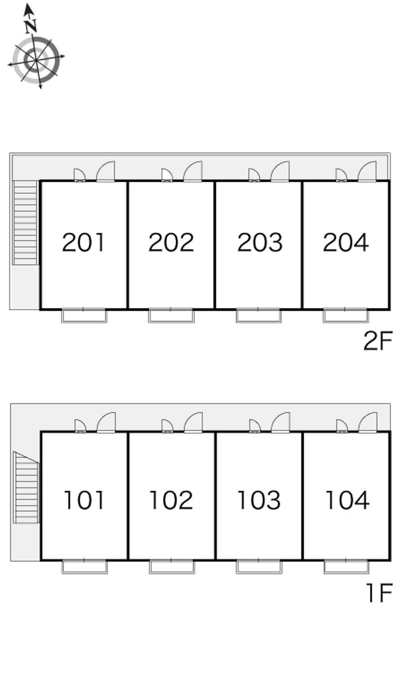 レオパレスプラクトピア 間取配置図