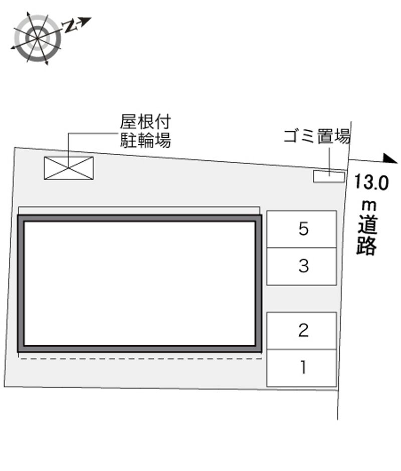 レオパレスリベリーズ 配置図