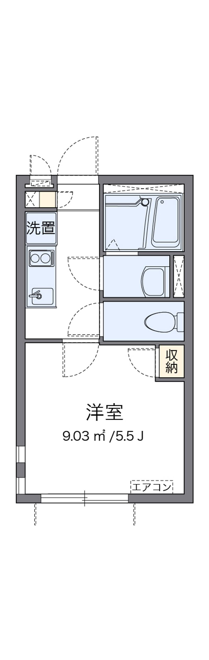 クレイノエスポワール 間取図
