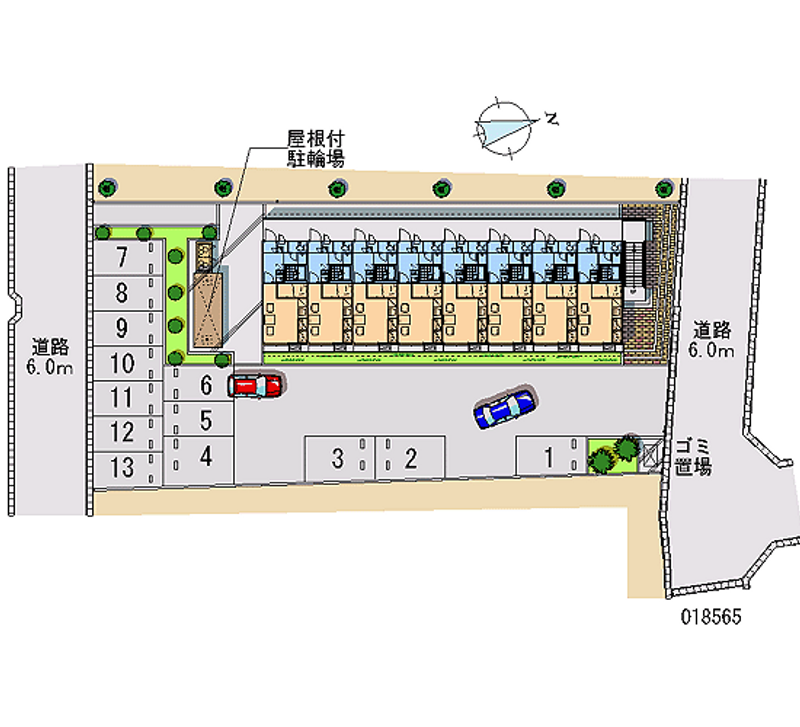 18565 Monthly parking lot