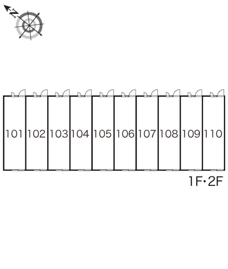 レオパレス朝 間取配置図