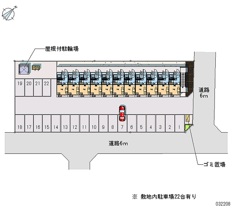 レオパレスフィール 月極駐車場