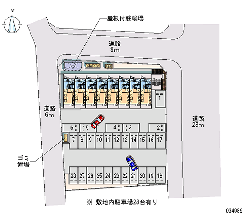 レオパレス夢 月極駐車場