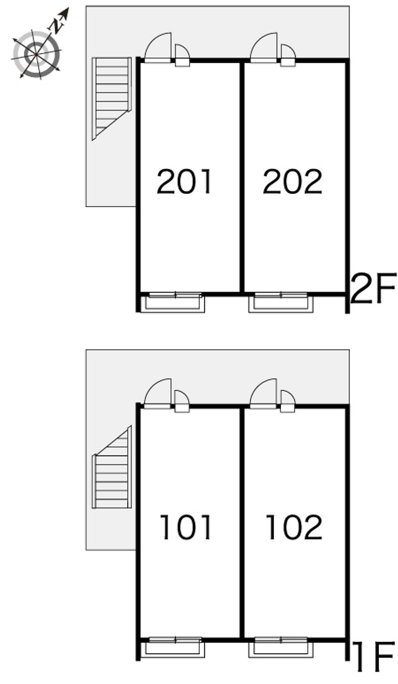 レオパレス武蔵小山　ハイム 間取配置図