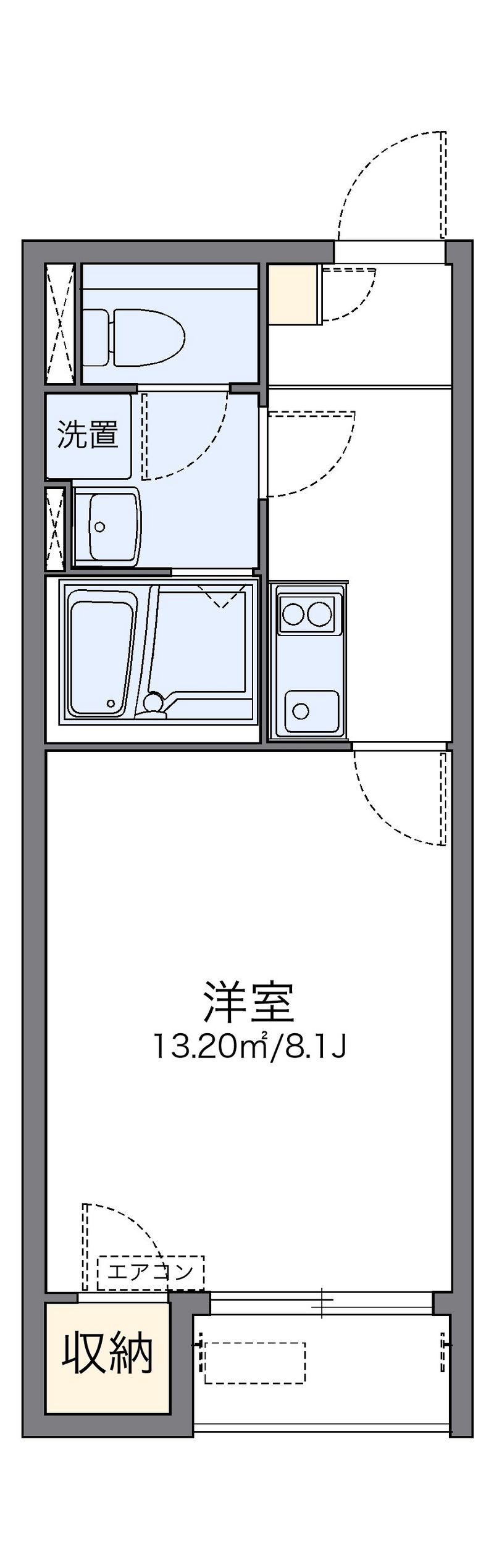 レオネクストヒールコート 間取図