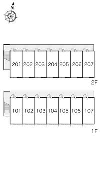レオパレスやのい 間取り配置図