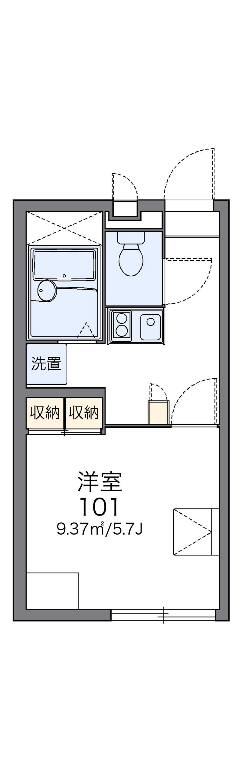 レオパレスＭＡＳＡＭＩ 間取図