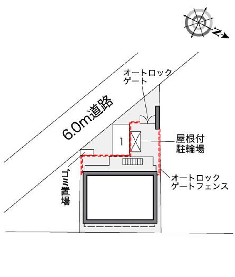 レオパレスセレス末広 配置図