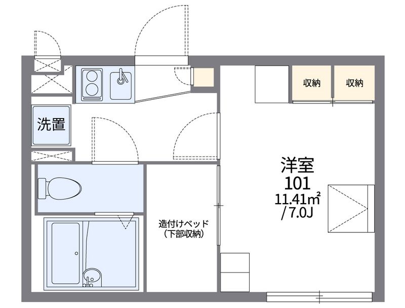 レオパレスＰＩＮＯ 間取図