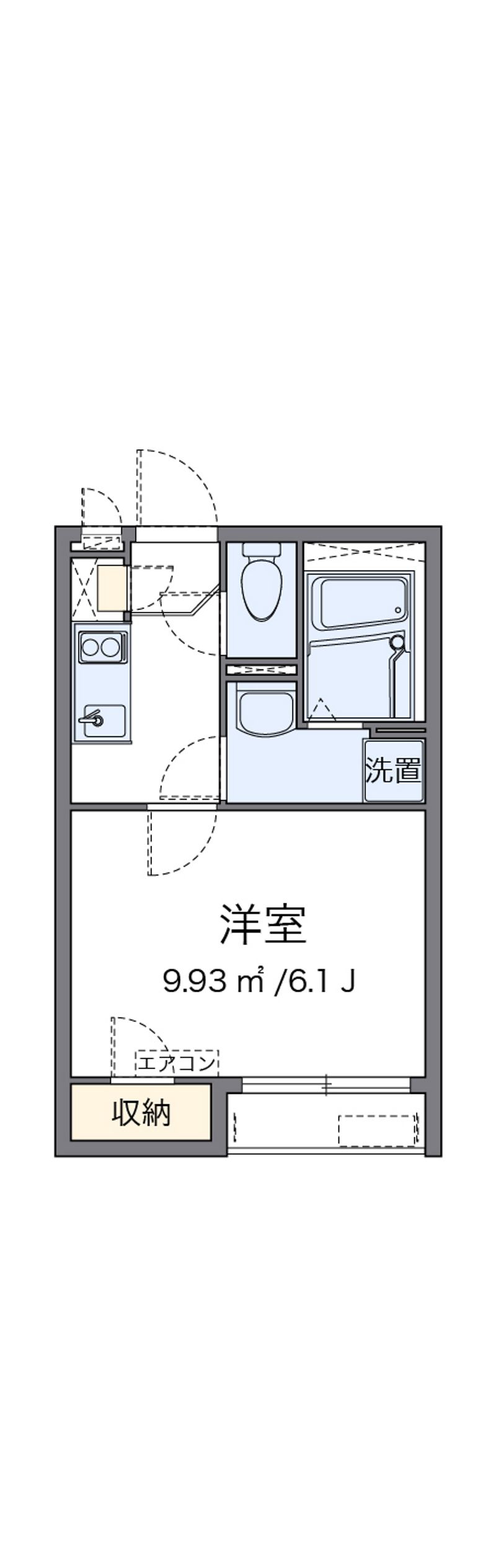 クレイノエルヴィータ東比恵 間取り
