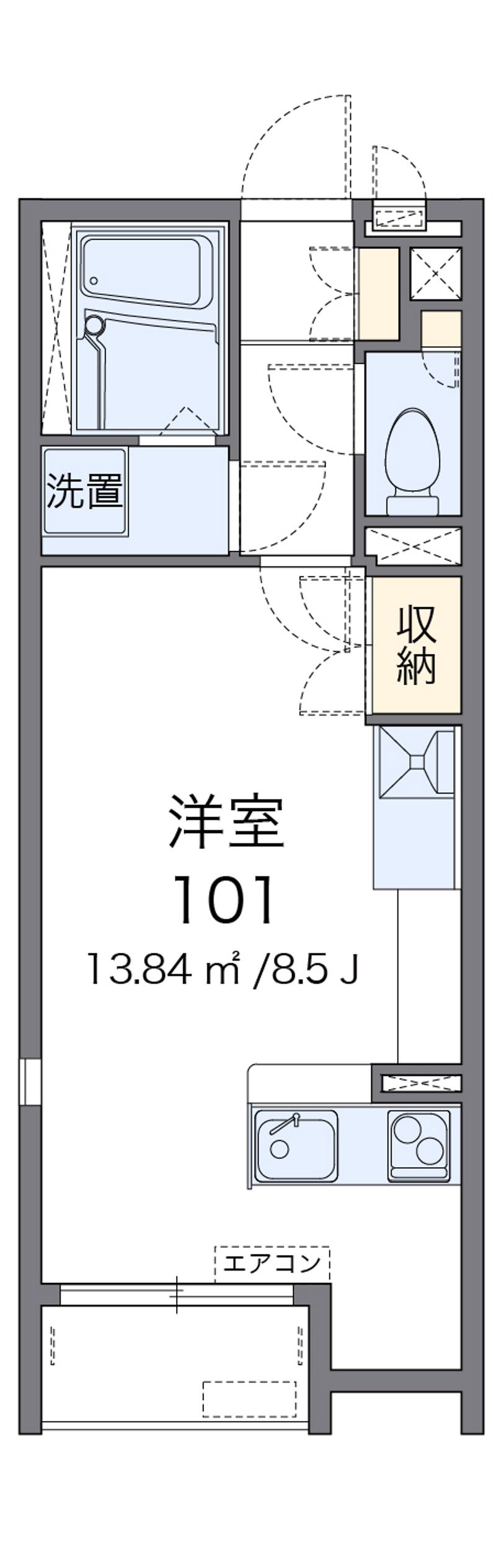 レオネクストシベール 間取図