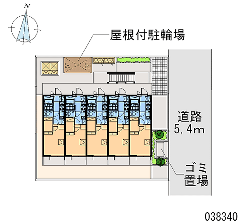 レオパレス浦和常盤 区画図