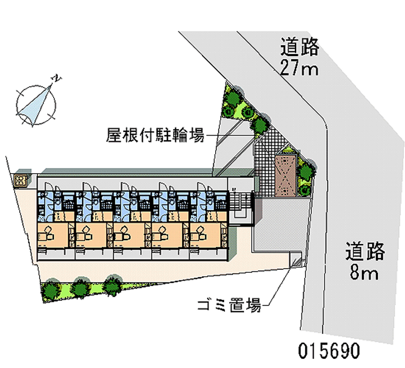 レオパレスデンファレ 区画図