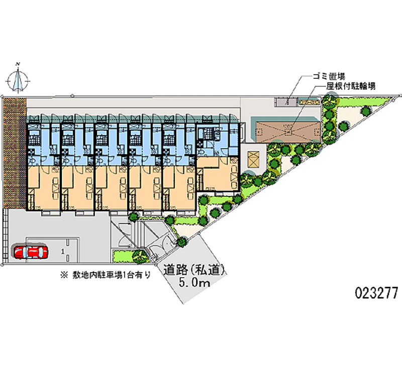 23277 Monthly parking lot