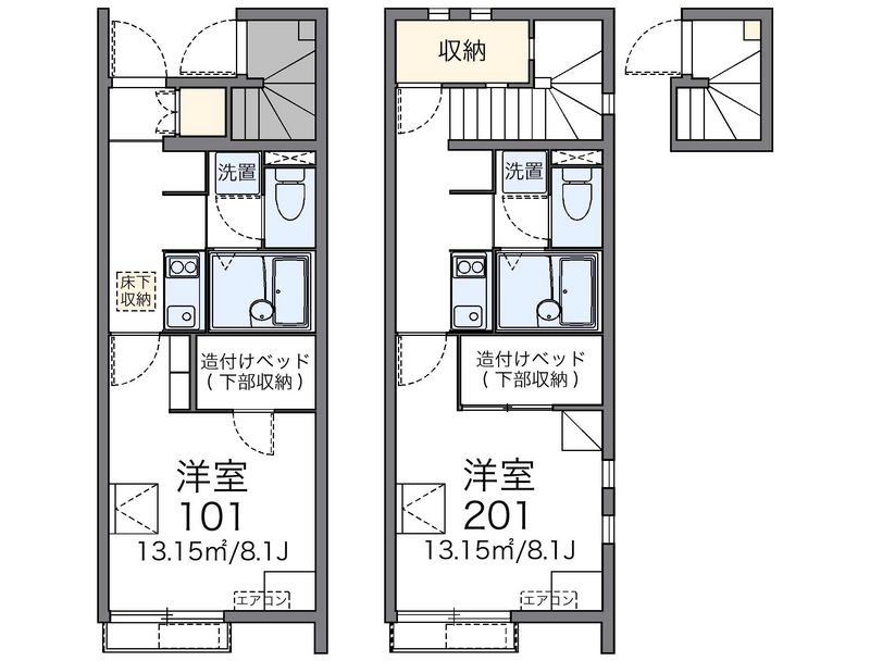 レオネクストＡｙｕｎａⅡ 間取図