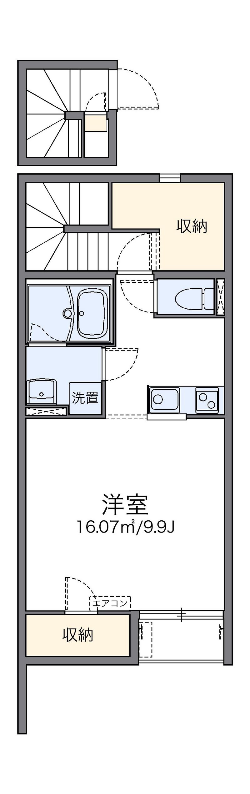 レオネクストグリーンパレス住岡 間取図