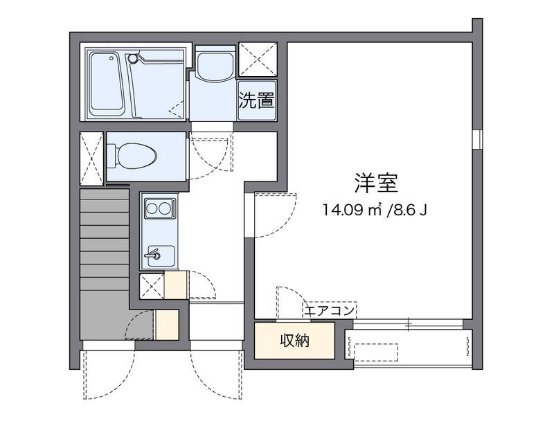 クレイノ中野 間取り
