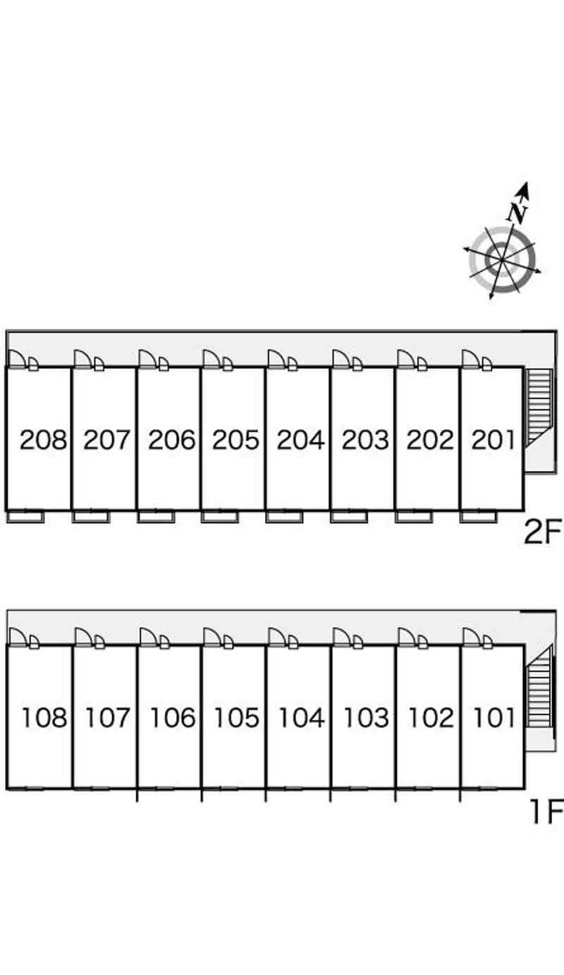 レオパレスいまりヴェール 間取配置図
