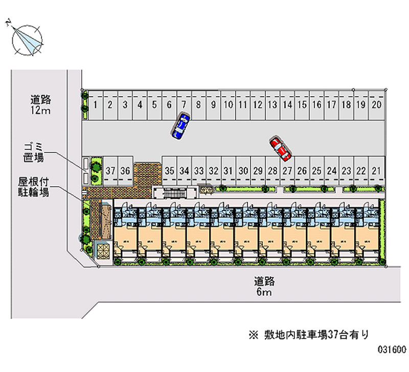 31600 Monthly parking lot