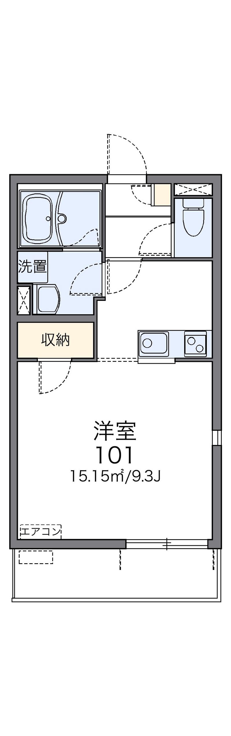 レオネクストレオテクノポリス２ 間取図