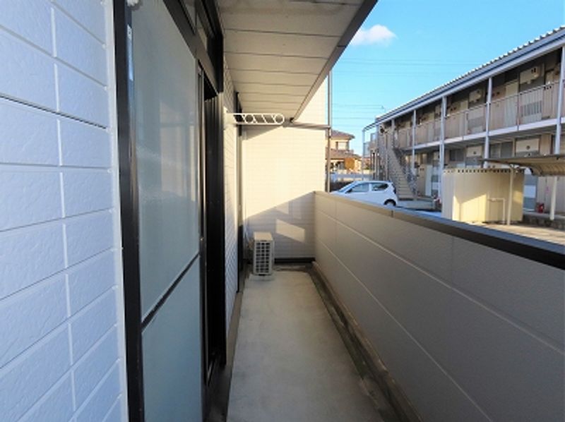 leopalace Plaisir Jouhoku B Ban công