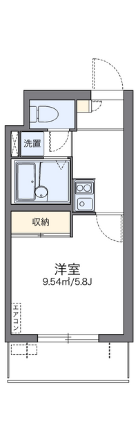 レオパレスオゥル 間取り図