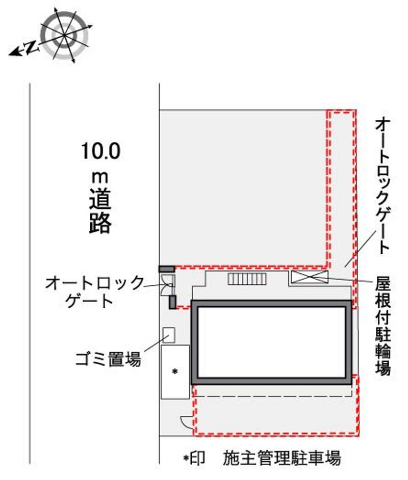 レオパレス夢眠舎 配置図