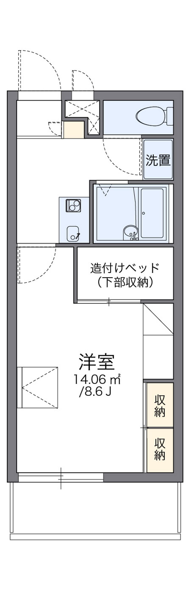 レオパレスウィンⅡ 間取図