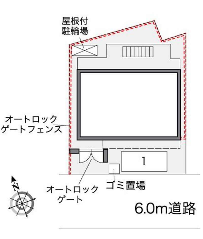 レオパレス真田山 配置図