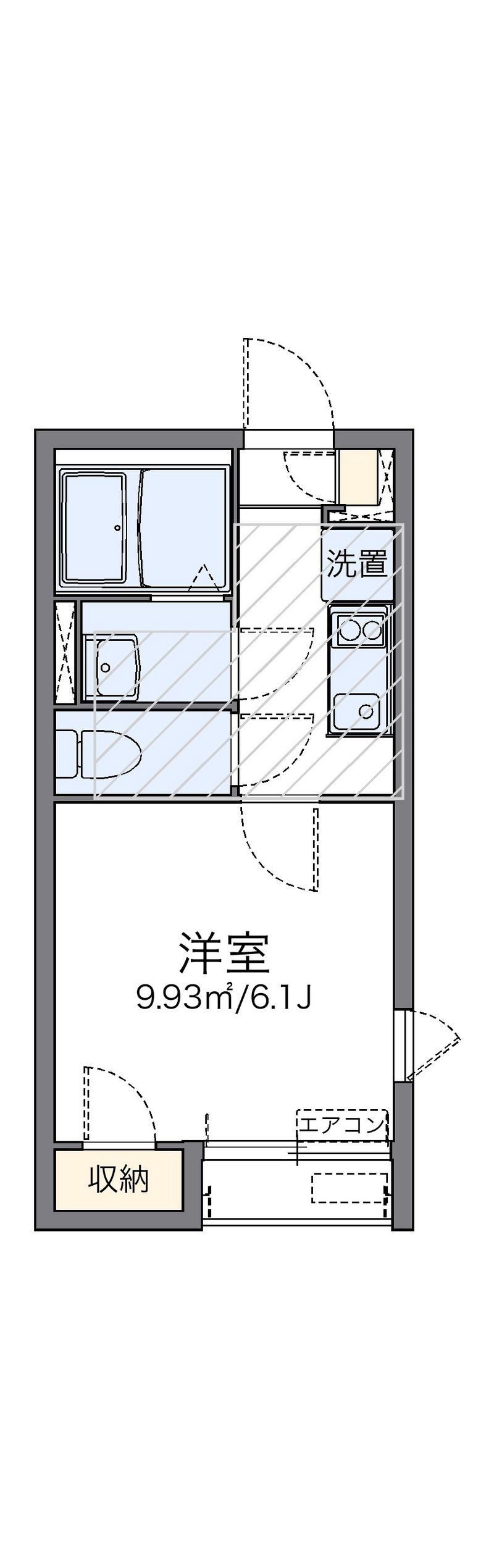 レオネクストシーエスハイムⅡ 間取図