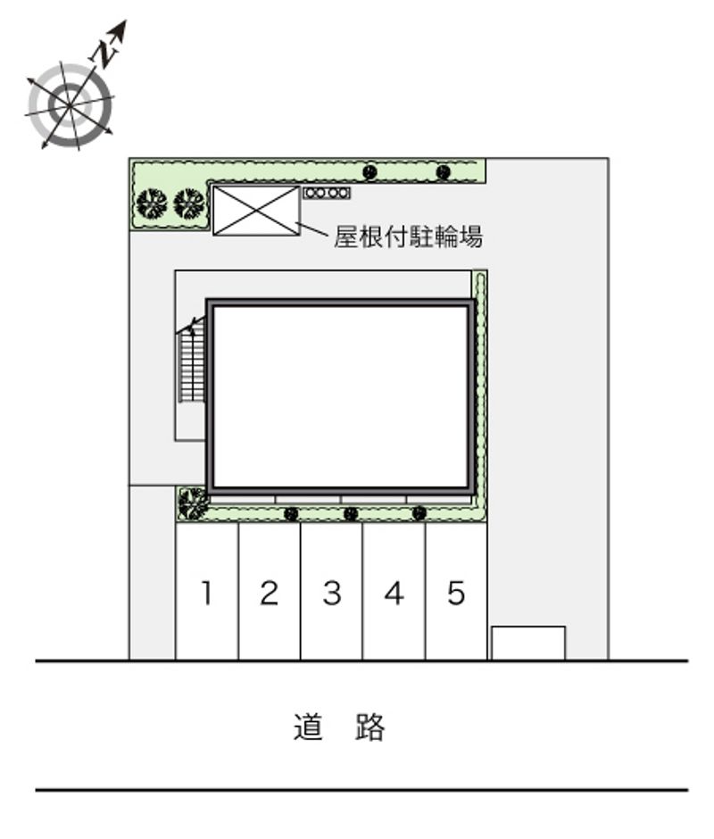 レオパレス南平台 配置図
