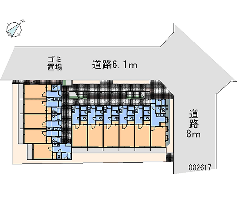 レオパレス姫路 区画図