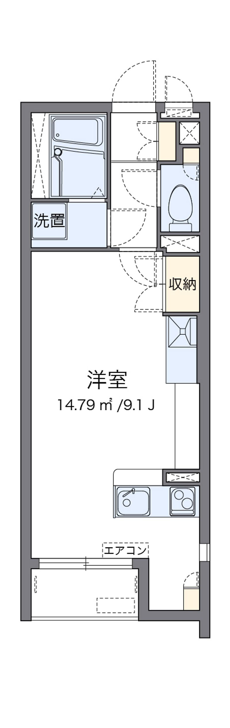 ミランダベル　エスポワール秋津 間取り