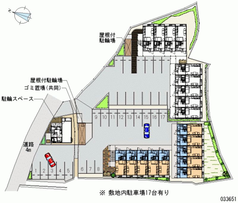 33651 Monthly parking lot