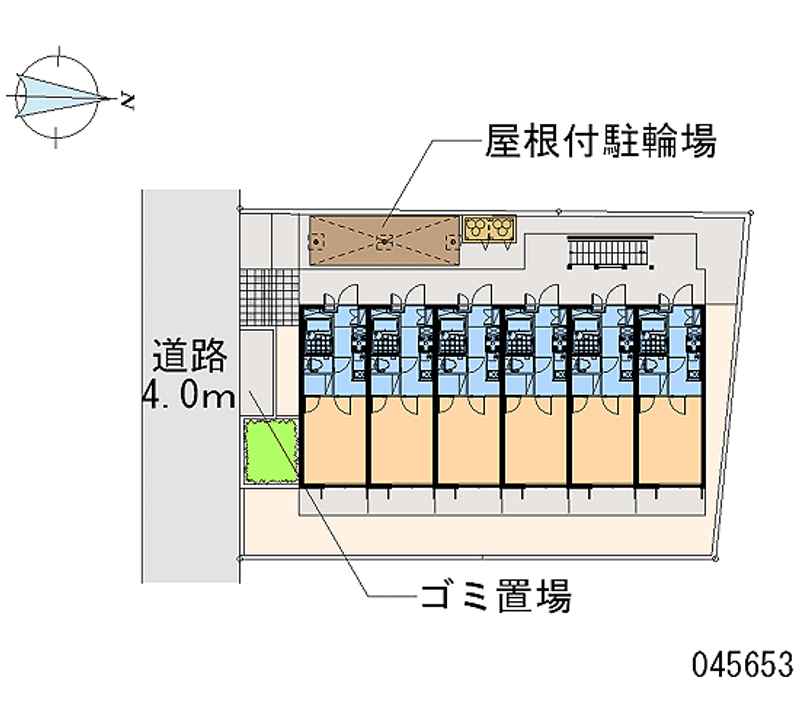 レオパレスアルタ殿町 区画図