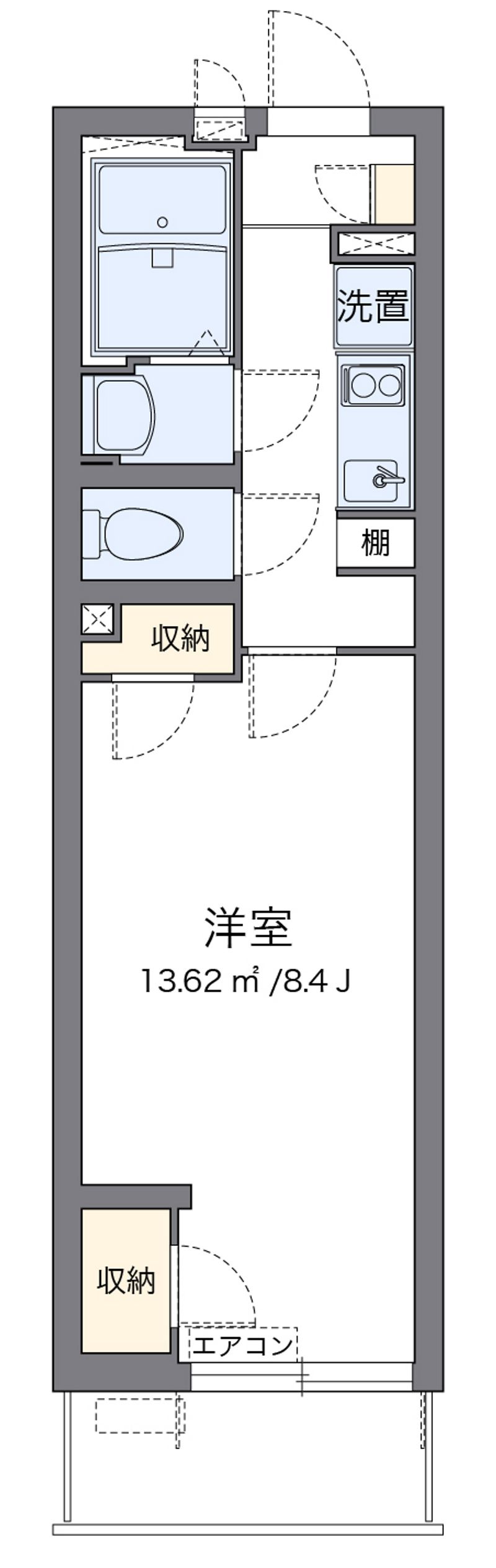 クレイノレジデンス追分 間取図