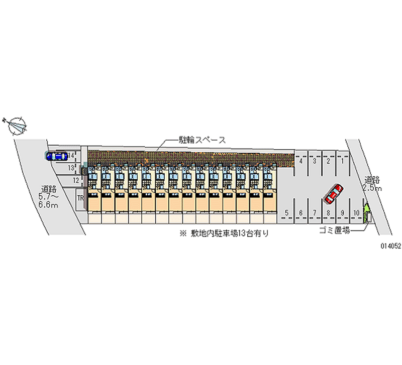 14052 Monthly parking lot