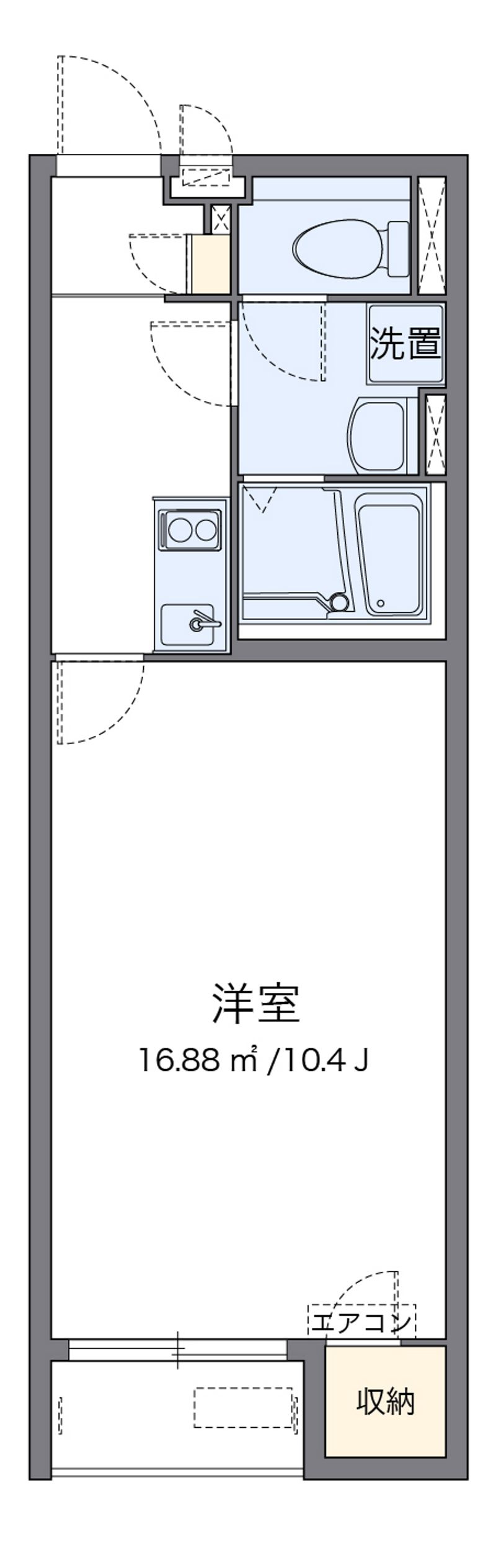 クレイノグランドゥール備前 間取図